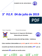 (PEP III) 10.2 Extracción Por Solvente (Clase 11 06 2019)