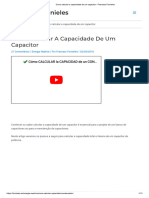 Como Calcular A Capacidade de Um Capacitor - Francesc Fornieles