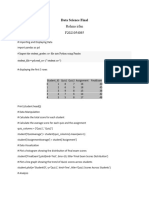 Data Science Rohma Irfan