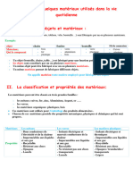 Cours 1 - Quelques Matériaux Au Quotidien PDF