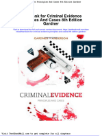Full Download Test Bank For Criminal Evidence Principles and Cases 8th Edition Gardner PDF Full Chapter