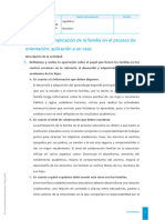 La Implicación de La Familia en El Proceso de Orientación Aplicación A Un Caso