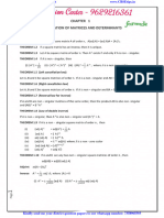 12th Maths Formulas English Medium PDF Download