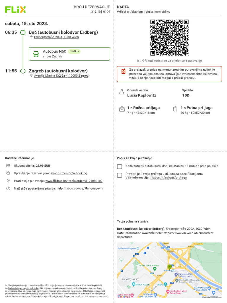 Ticket Wien Zagreb 3121080109 PDF