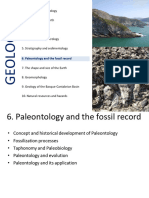 Paleontology and The Fossil Record