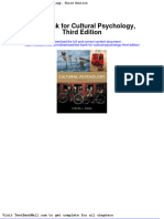Full Download Test Bank For Cultural Psychology Third Edition PDF Full Chapter