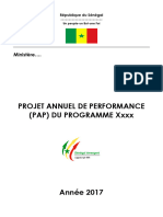 Projet de Canevas Du PAP Programme Révu