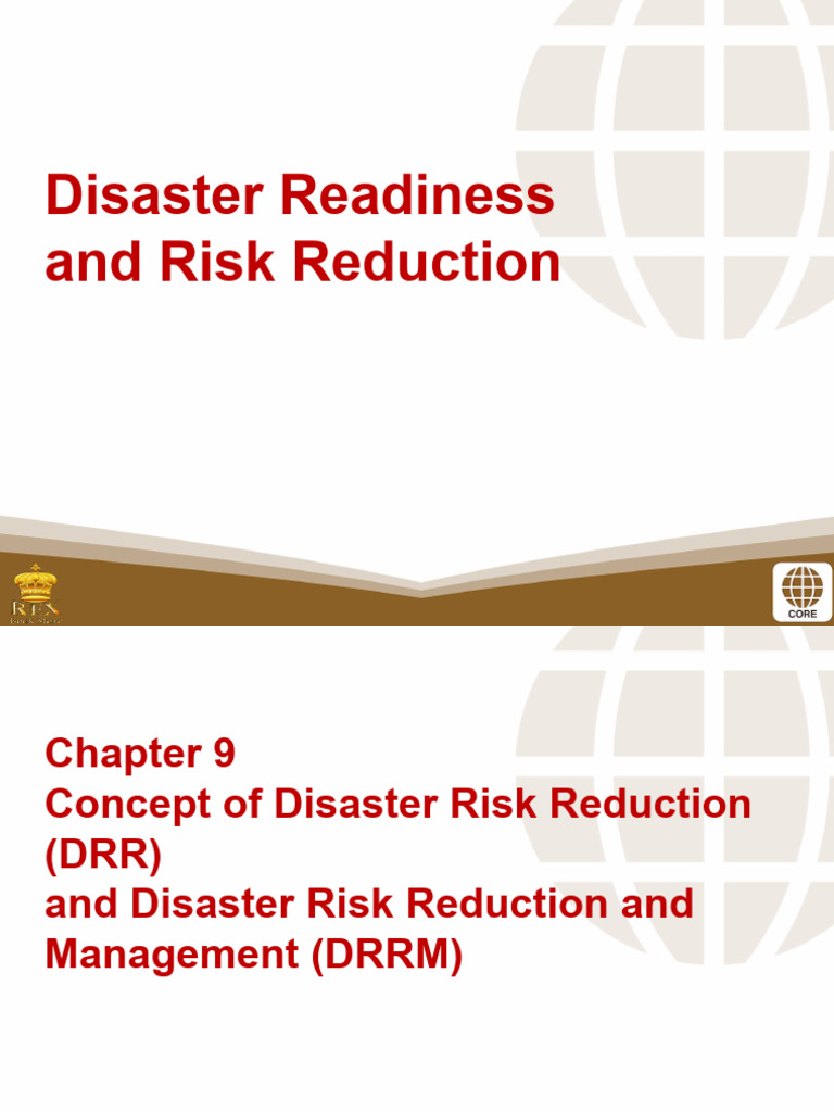 9 Concept Of Disaster Risk Reduction Drr And Disaster Risk Reduction