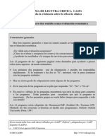 CASPe - Lectura Critica Sobre Evaluacion Economica