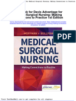 Full Download Test Bank For Davis Advantage For Medical Surgical Nursing Making Connections To Practice 1st Edition PDF Full Chapter