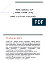 Hukum Telematika Cyber Crime Law