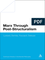 Marx Through Post-Structuralism - Lyotard, Derrida, Foucault, - Choat, Simon - 1, 2010 - Continuum - 9780826442758 - Anna's Archive