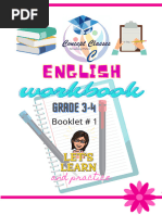 English Workbook Grade 3-4 (Book 1)