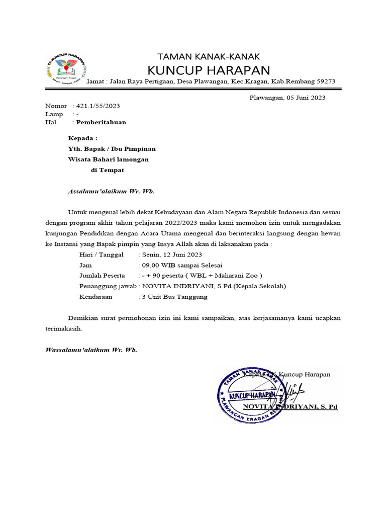 Surat pemberitahuan ke wbl pdf agama spiritualitas