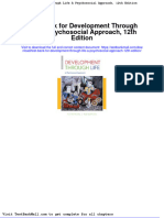 Full Download Test Bank For Development Through Life A Psychosocial Approach 12th Edition PDF Full Chapter
