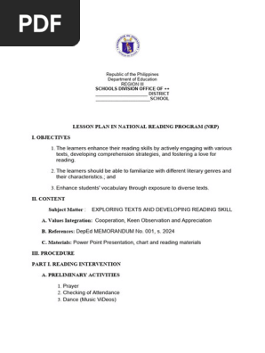 NRP DLP-national reading program