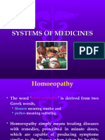 System of Medicines - Homeopathy