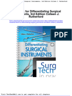 Full Download Test Bank For Differentiating Surgical Instruments 3rd Edition Colleen J Rutherford PDF Full Chapter