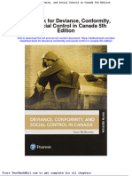 Full Download Test Bank For Deviance Conformity and Social Control in Canada 5th Edition PDF Full Chapter