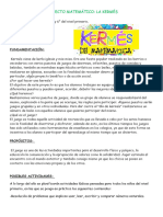 Proyecto Matemático Kermés