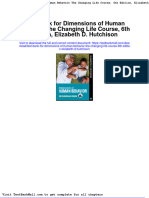 Full Download Test Bank For Dimensions of Human Behavior The Changing Life Course 6th Edition Elizabeth D Hutchison PDF Full Chapter