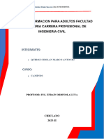 Examen Prueba Del Logro Caminos MARCO ANTONIO QUIROZ CHOLAN