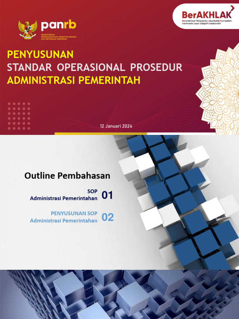 Penyusunan SOP Administrasi Pemerintah | PDF