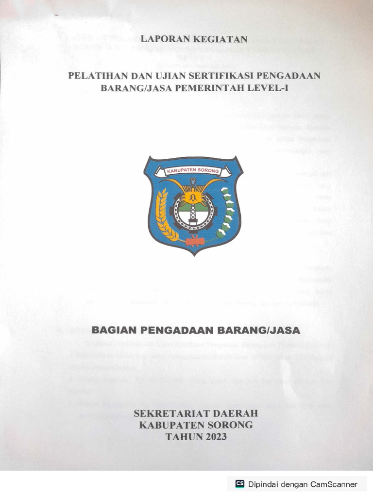Pelatihan Sertifikasi Pbj Level 1 Pdf
