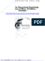 Full Download Test Bank For Discovering Psychology The Science of Mind 1st Edition Cacioppo PDF Full Chapter