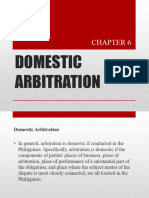 Domestic Arbitration