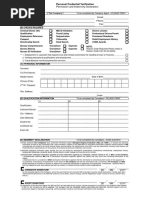 MIE Personal Credential Disclosure Form | PDF | Background Check ...