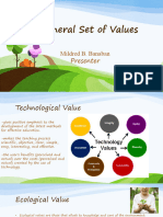 General Set of Values