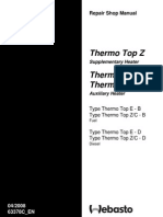 Webasto Manual - Thermo Top Z-C-E Workshop Manual