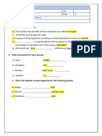 Class Test - Grade3 Science