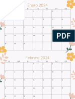 Calendario Mensual 2024 Minimalista Floral Blanco - 20240109 - 021833 - 0000