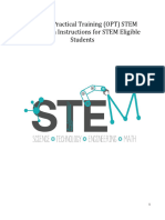 STEM OPT Instructions