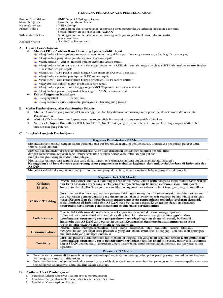RHK 1 RPP | PDF