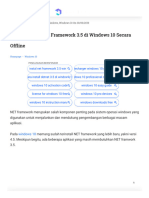 2+ Cara Install NET Framework 3.5 Di Windows 10 (Offline Installer)