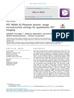 PET NEMA IQ Phantom Dataset Image 2021 IRAN