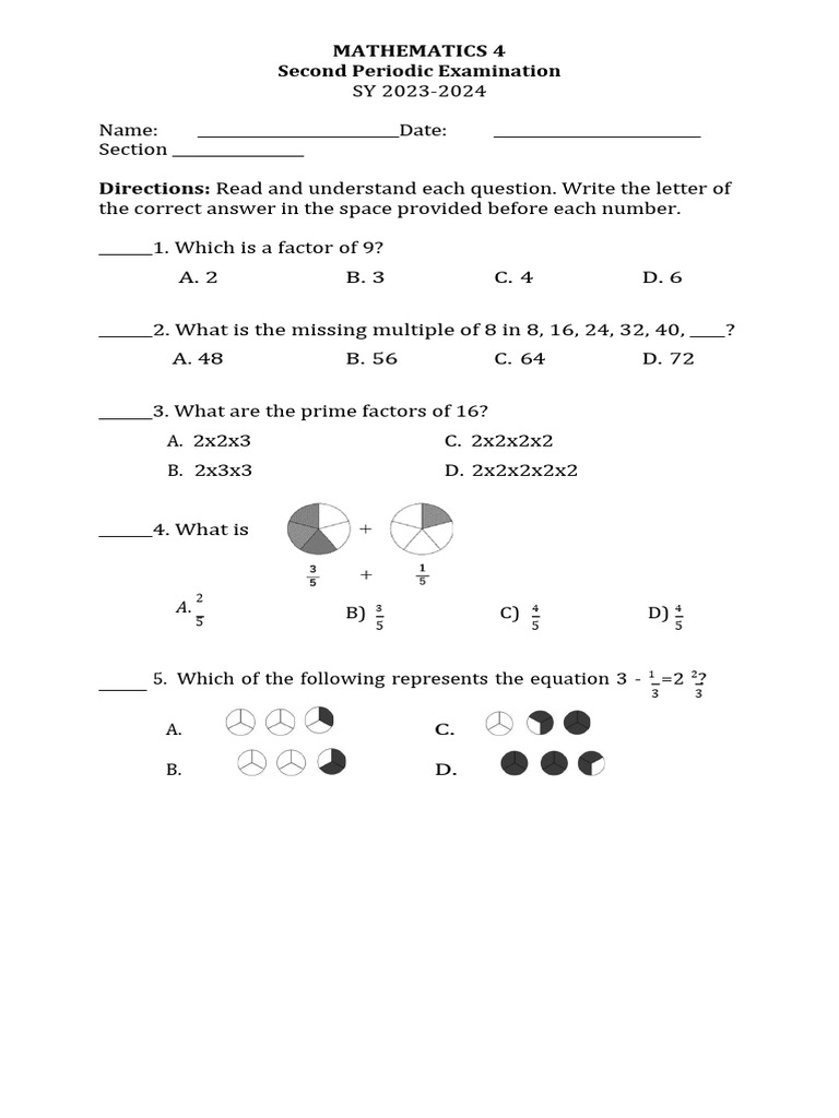 Math 4 q2 pt new pdf numbers mathematical objects