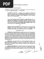 Right of Way Agreement Draft | PDF | Easement | Private Law