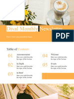 Dival Monthly Newsletter