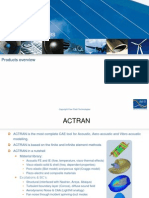 ACTRAN Modules Overview