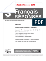 3e Cahier Francais Reponses 2015