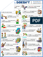 Present Simple DONT - DOESNT - SS PDF