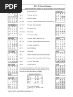 School Calendar 09-10 | PDF | Seasons | Birthdays