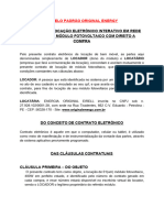 Modelo Padrao de Contrato de Locação