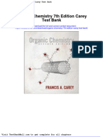 Full Download Organic Chemistry 7th Edition Carey Test Bank PDF Full Chapter