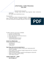 Nutritional Care Process: ADA 2006 Standarisasi NCP