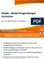 Model Pengembangan Kurikulum 1